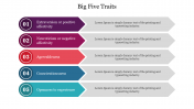 Best Big Five Traits PowerPoint Presentation Template